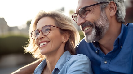 portrait of senior couple