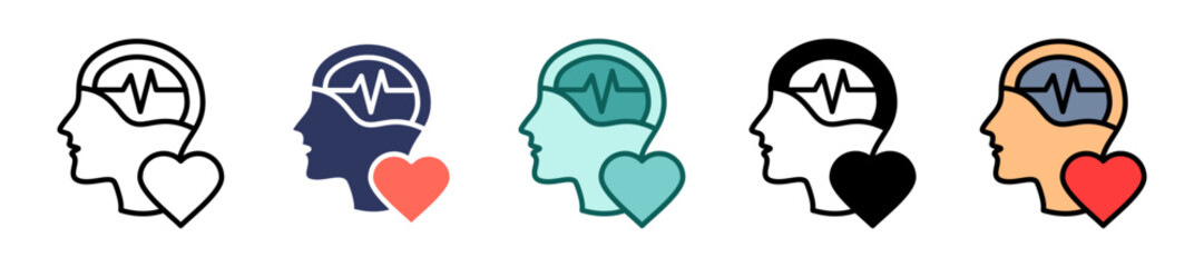 Mental Health Awareness multiple icon