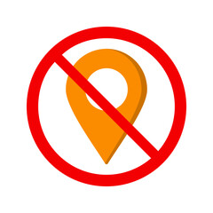 No Gps Vector Icon