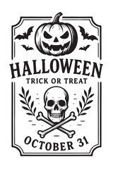 Halloween Label Design