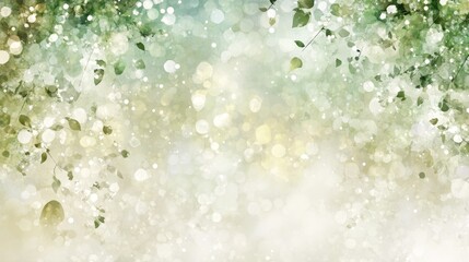 Serene and Calming Backdrop Featuring Soft Foliage, Blurry Textures, and Dreamy Bokeh Effects