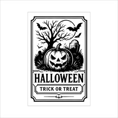 Halloween Label Design