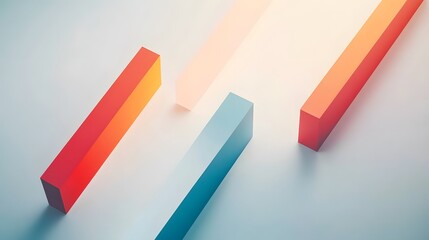 Abstract Colorful Geometric Shapes Background