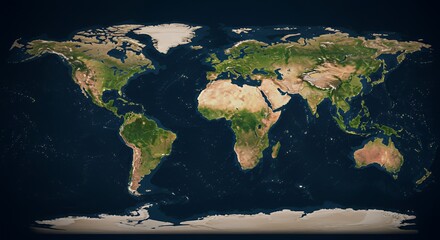 Satellite View of Earth: A Global Perspective