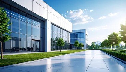 オフィスビルの外観
