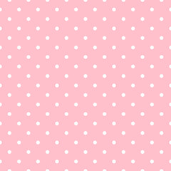pink polka dots