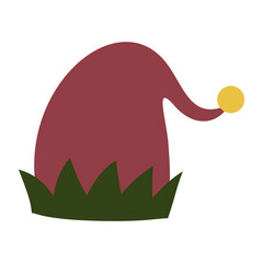 Elf Hat Illustration Christmas Accessories