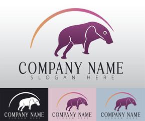 A creatively designed abstract logo for a business.