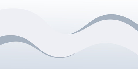 Abstract White Waves: A minimalist, abstract background of undulating white shapes against a soft, white backdrop. Ideal for modern, clean designs, technology, and branding.