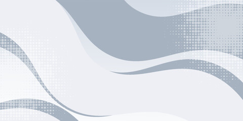 Abstract White Waves: A minimalist, abstract background of undulating white shapes against a soft, white backdrop. Eps10