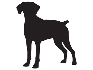 POINTER DOG SILHOUETTE