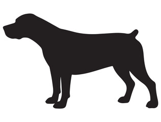 POINTER DOG SILHOUETTE