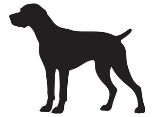 POINTER DOG SILHOUETTE