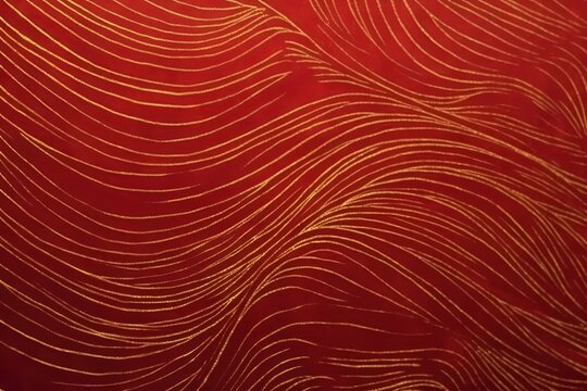 Golden yellow wall pattern maroon.