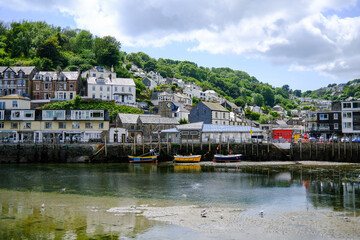 Fototapeta premium Views of Looe Cornwall in June (Beyond Paradise)