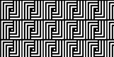 Seamless maze and square decoration or tile shape ornament lines diamond textured.	