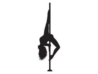POLE DANCER SILHOUETTE