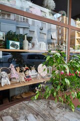 Floral shop display. High quality photo