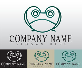 Frog logo design in a minimalist style speaks to businesses that value sustainability and a connection to nature.