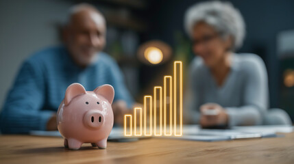 Couple talking about finance and saving tips