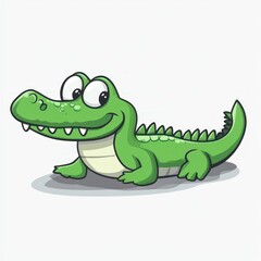 Cartoon crocodile