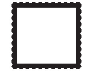 POSTAL STAMP SILHOUETTE