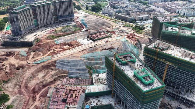 kyview of BYD Global Center in Pingshan, Shenzhen,a research hub with advanced labs, offices, and facilities, driving automotive innovation and new energy vehicle industry development