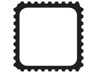  POSTAL STAMP SILHOUETTE