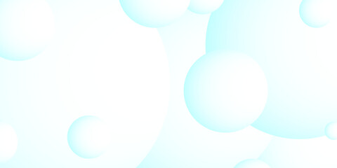 Minimal Abstract Background with Floating 3D Spheres