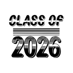 Retro sunset gradient stripes silhouette design class of three