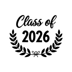 Black vector badge silhouette with laurel wreath and clasp design element