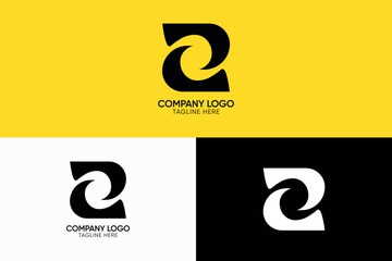 initial letter a swirl business logo, letter A negative space iconic template abstract minimal business template, latter AS swirl logo