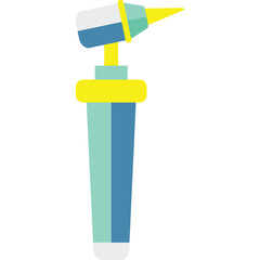 otoscope vector flat design