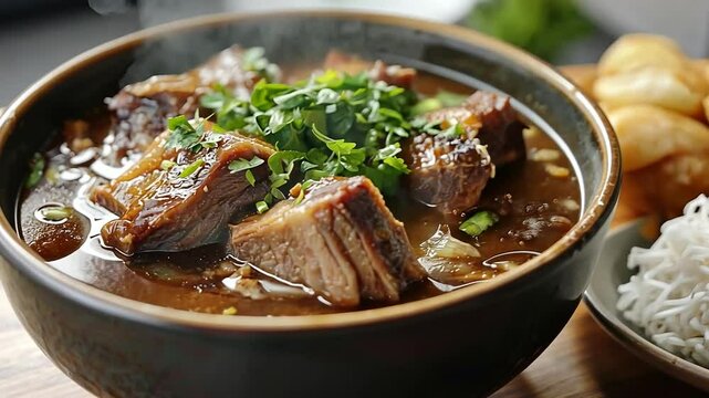 bak kut teh pork rib soup video