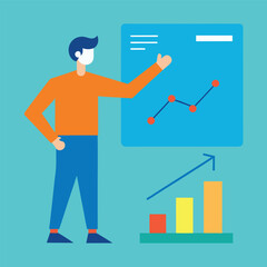 Business Presentation Data Analysis, Growth Strategy, and Market Trends Visualization