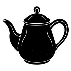 teapot isolated on white