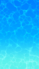 summmer beach sea and pool reflection top view water reflections , summer time sale and travel vertical social media design element	