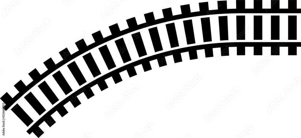 Poster railway train track vector route. rail line, subway map, and railroad elements for game ui and graph