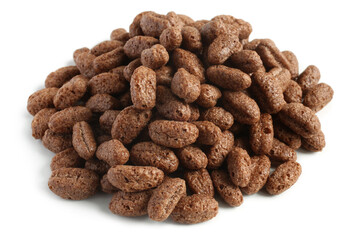 Cold cereal in shape of coffee beans