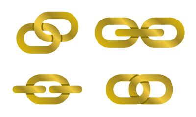 Icon of chains with various types of links