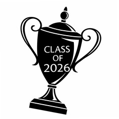 Class of 2026 trophy award graduation png