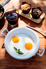 Protein Breakfast: Freshly Cooked Eggs