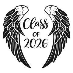 Class of 2026 graduation wings design