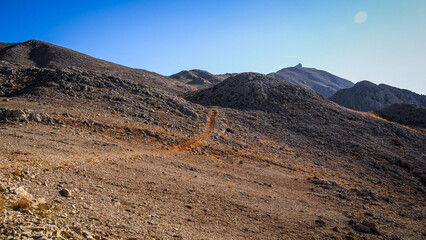 The view of the Taurus Mountains in Turkey