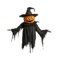Halloween pumpkin scarecrow