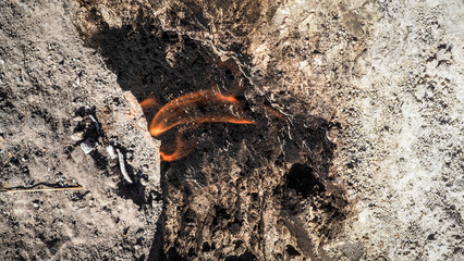 The view of the Chimera Mountain in Turkey