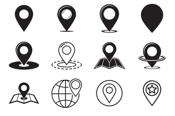 Location Pin and Map Icons