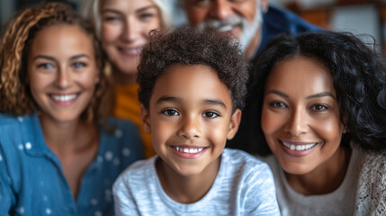 Multigenerational family Close-up
