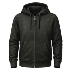 black jacket isolated on white background
