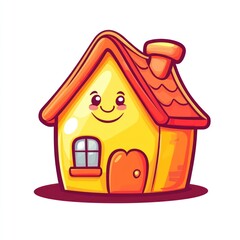 Cute cartoon house